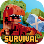 blocky ark survival 3d android application logo